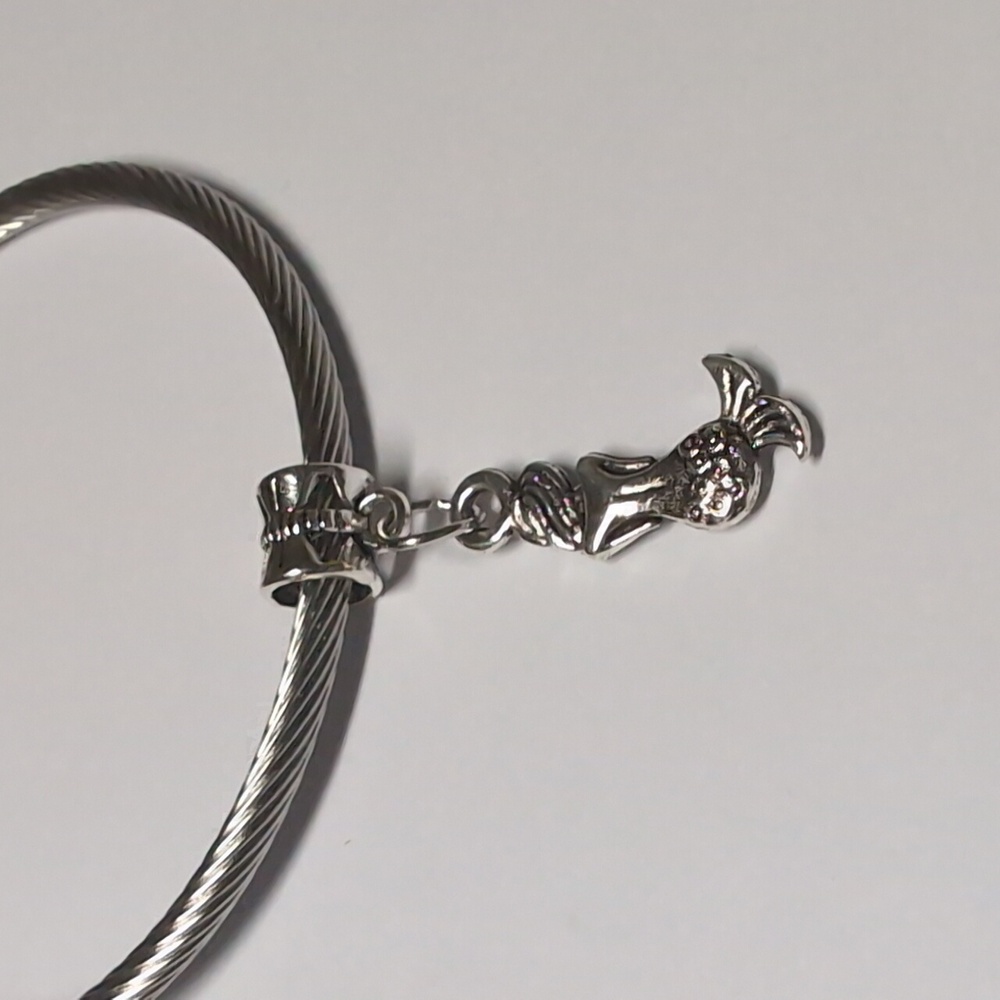 Silver Mermaid‎ Dangle Charm for Pandora Style Bracelet - Picture 2 of 5